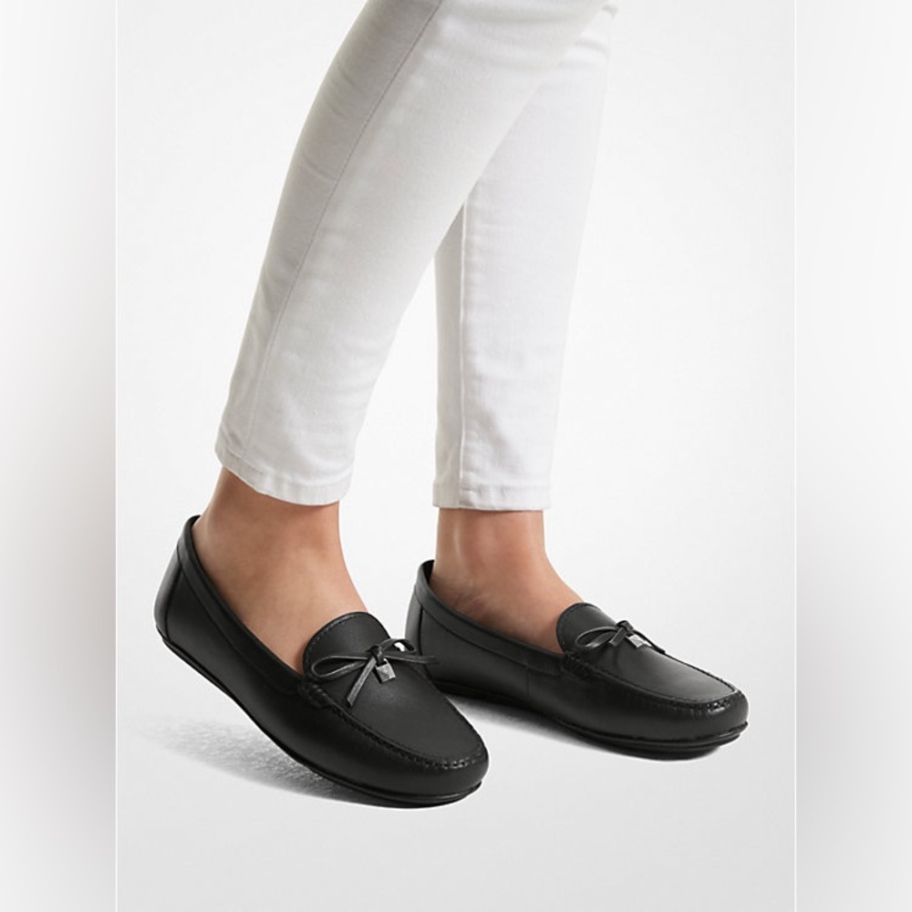 MICHAEL Michael Kors Black Leather Loafers